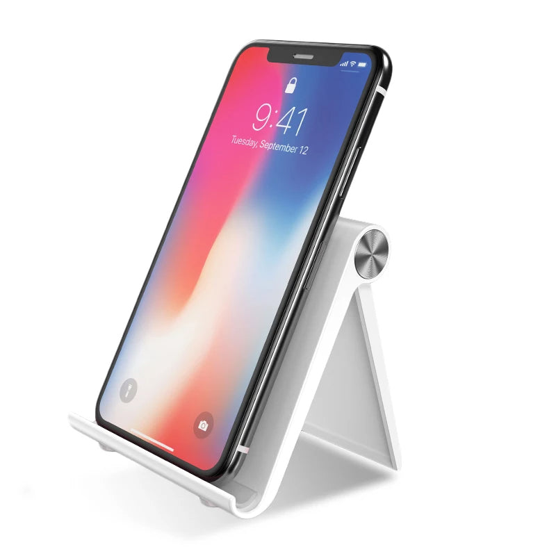 Hochwertiges Handyhalterung für Schreibtisch Ständer,Smartphone & Tablet für Apple iPhone 15,14,13 Tragbarer Mobilhalter