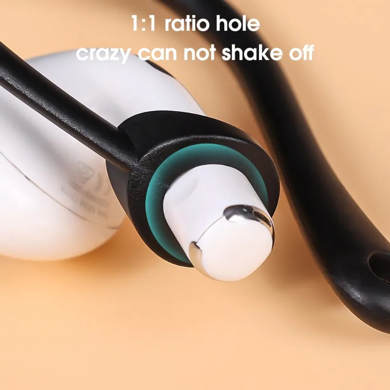 Crochets d'oreille en silicone anti-chute de qualité supérieure pour AirPods Pro et AirPods 3 : accessoires pour écouteurs Bluetooth de haute qualité pour le sport – Ajustement sécurisé et confort.