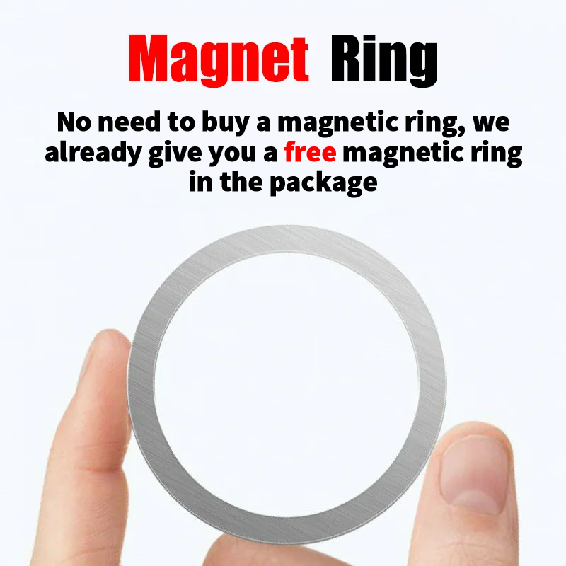 Premium 30W Magnetisches Auto Kabelloses Ladegerät MagSafe für Smartphones, Apple iPhone, Samsung, iOS & Android | Handyhalterung Auto Lüftung, Schnelles Aufladen