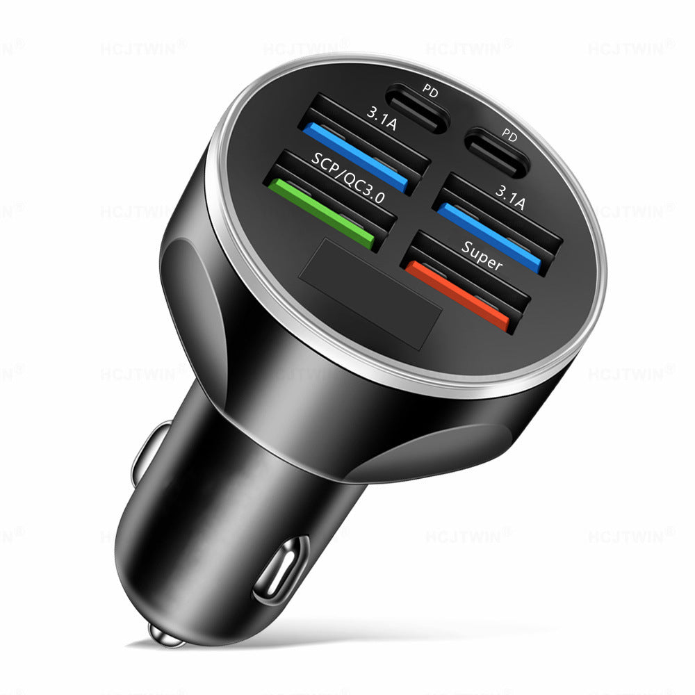 Transmetteur FM Bluetooth 5.2 haut de gamme, chargeur USB pour voiture, adaptateur FM/Aux, amplificateur de basses, station de recharge USB pour voiture à 3 ports