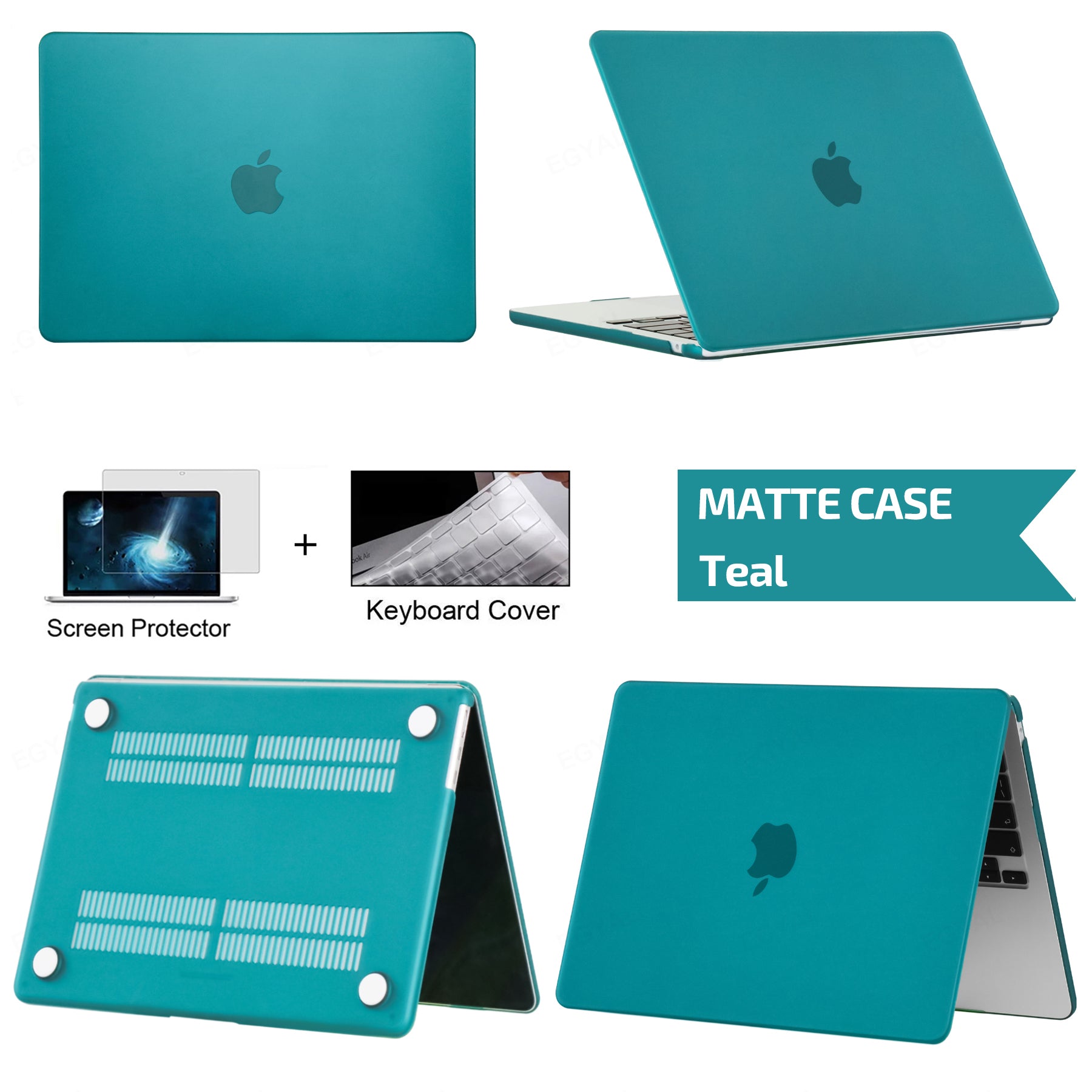 Coque rigide ultra fine de haute qualité - Housse pour ordinateur portable pour MacBook Pro 14 A2442 A2779, Air 13 M1 M2 Chip A2337 A2179, 15.3 A2941, 13.6, Pro 13 A2338 - Premium Cover