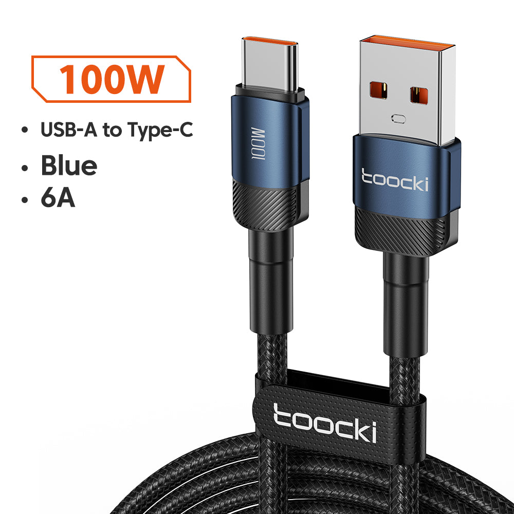 Câble USB Type C haut de gamme 7A | Câble de charge rapide pour Realme, Huawei P30 Pro, Samsung, Oneplus, Poco F3 - Câble de charge rapide 66W Câble de données de chargeur USB-C