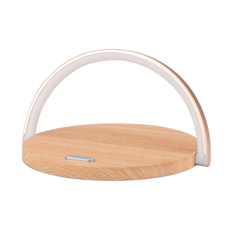 Chargeur de lampe de bureau de nuit LED haut de gamme et station de charge rapide 10 W | Station d'accueil de chargement rapide sans fil pour Apple iPhone 15/14/13/12/11 Pro Max Plus Mini, AirPods, Samsung, iOS et Android