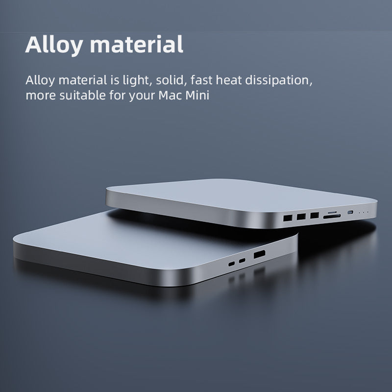 Hagibis USB-C Hub mit Festplattengehäuse, Hochwertiges Typ-C Docking Station, 2,5" SATA, NVMe M.2 SSD Case, 4K DP, USB