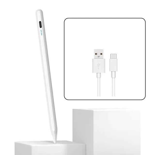 Stylet universel premium : stylet tactile pour tablettes, ordinateurs portables et téléphones portables, compatible avec Apple iPhone, MacBook, iPad, Xiaomi, Huawei, iOS, Android & Windows - stylet précis