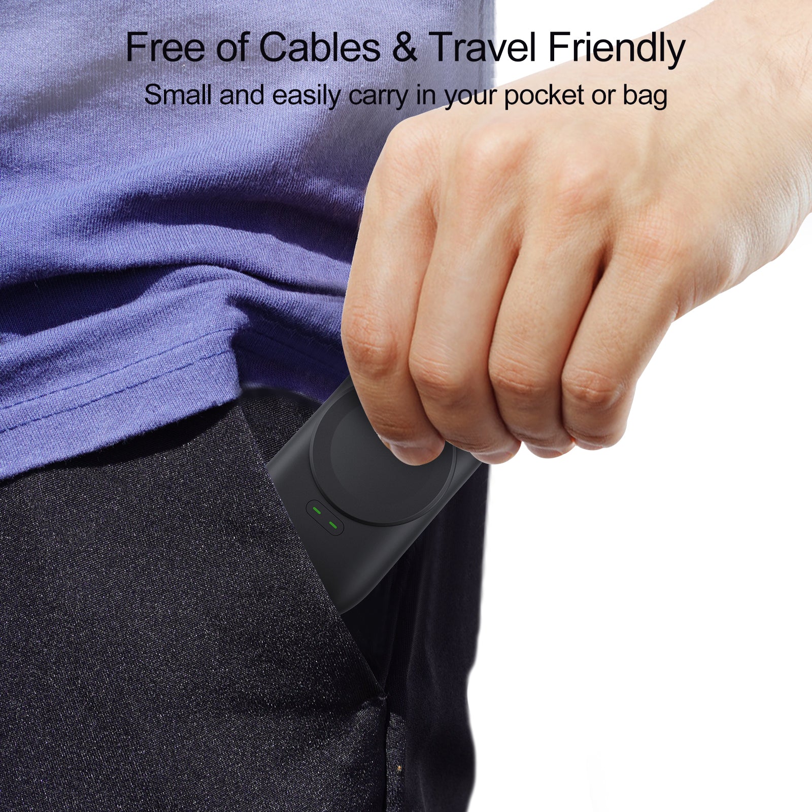 Chargeur Premium pour Apple Watch : Ultra - Portable Magnétique | Station de recharge iWatch pour Apple Watch Ultra 9 8 7 6 5 4 3 SE avec port USB-C