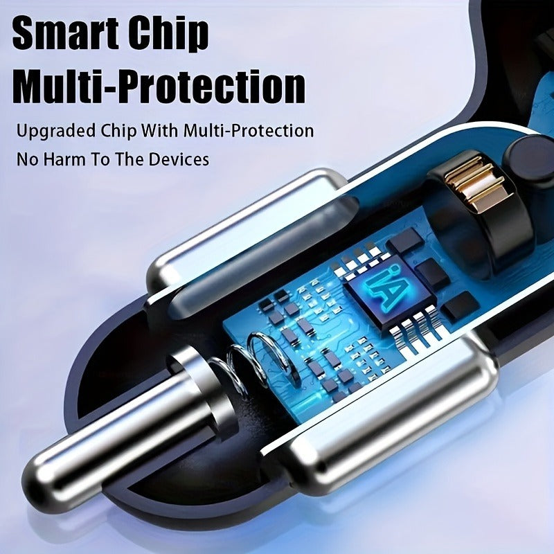 Transmetteur FM Bluetooth 5.2 haut de gamme, chargeur USB pour voiture, adaptateur FM/Aux, amplificateur de basses, station de recharge USB pour voiture à 3 ports