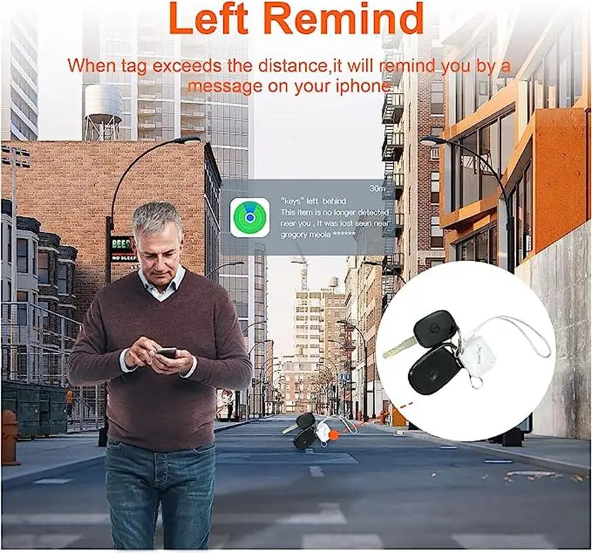 Premium GPS-Tracker für Kinder, Haustiere, Wallet, Portemonnaie & Schlüssel: Smart Air Tag, Mini-Bluetooth | Verlorene