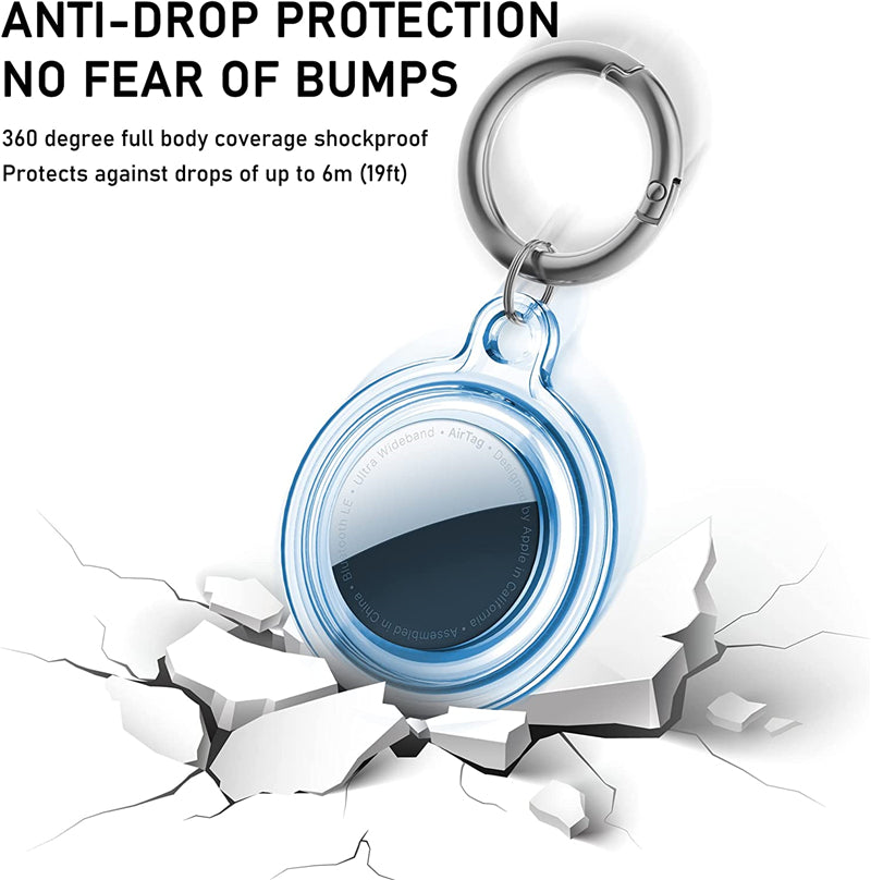 Hochwertige 3D-Cartoon Apple AirTag Hülle | Silikon Tier-Tracker-Cover & Mehrzweck-Schützendes Case für Airtags - Katzen