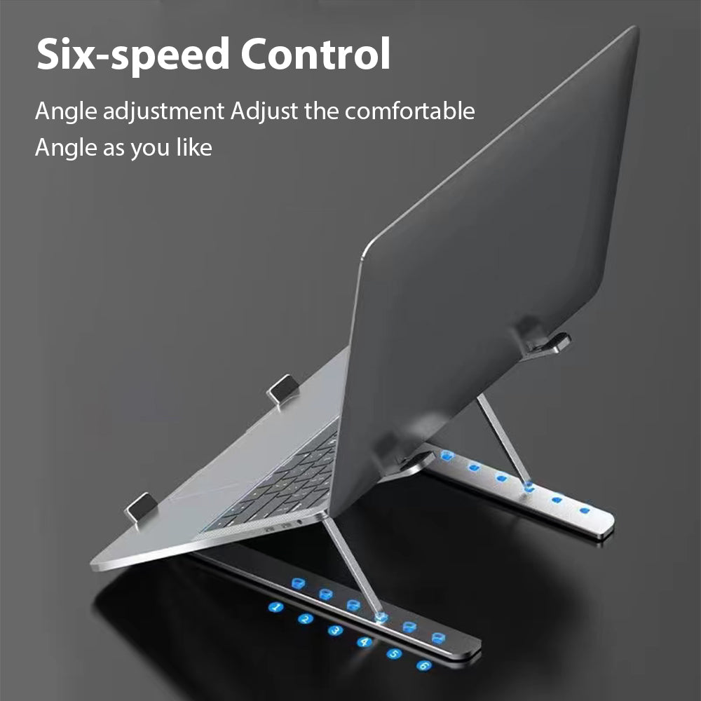 Support pliable en aluminium pour ordinateur portable : support pour ordinateur portable et support d'ordinateur – Idéal pour MacBook Air Pro et PC | Accessoire de poste de travail léger et ergonomique