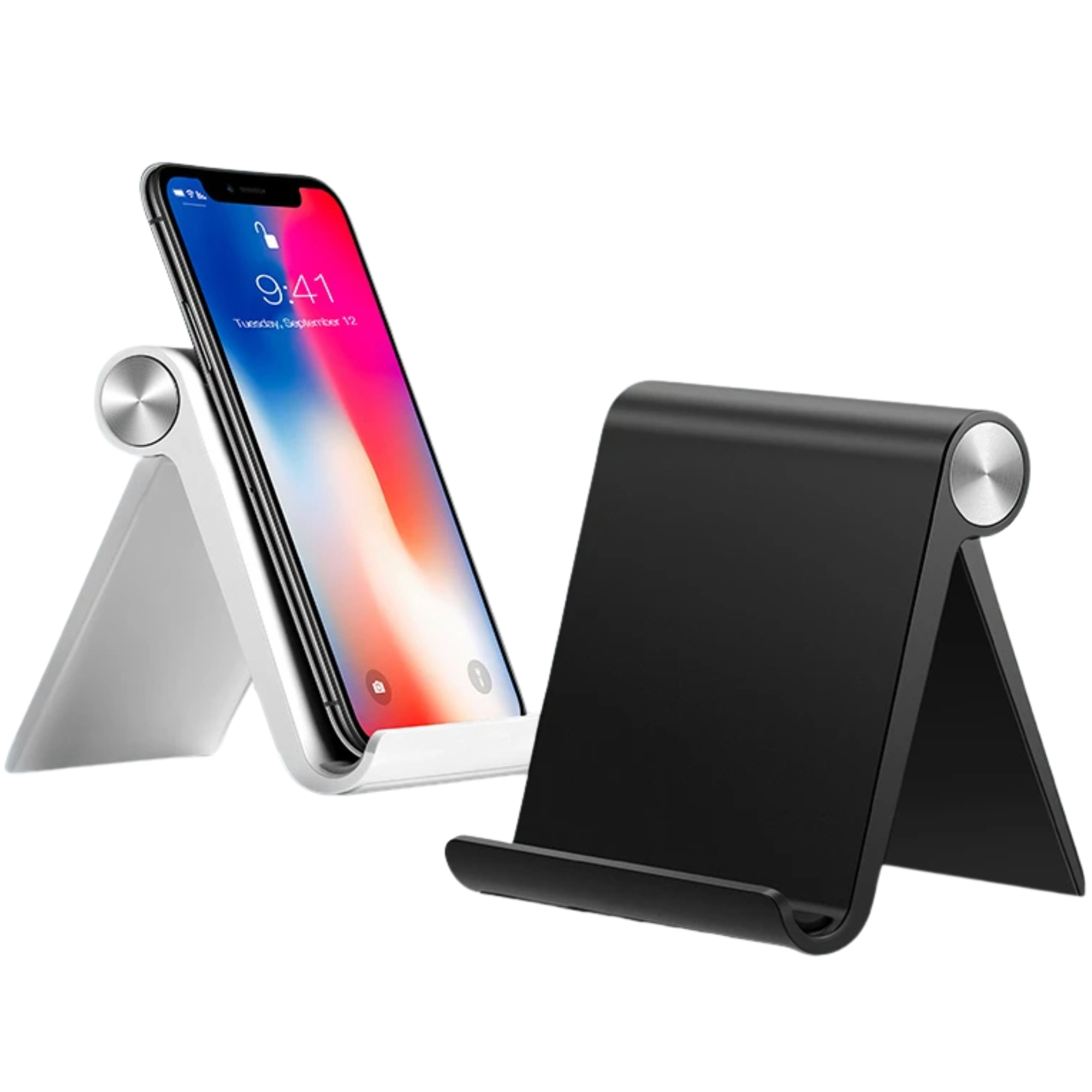 Hochwertiges Handyhalterung für Schreibtisch Ständer,Smartphone & Tablet für Apple iPhone 15,14,13 Tragbarer Mobilhalter