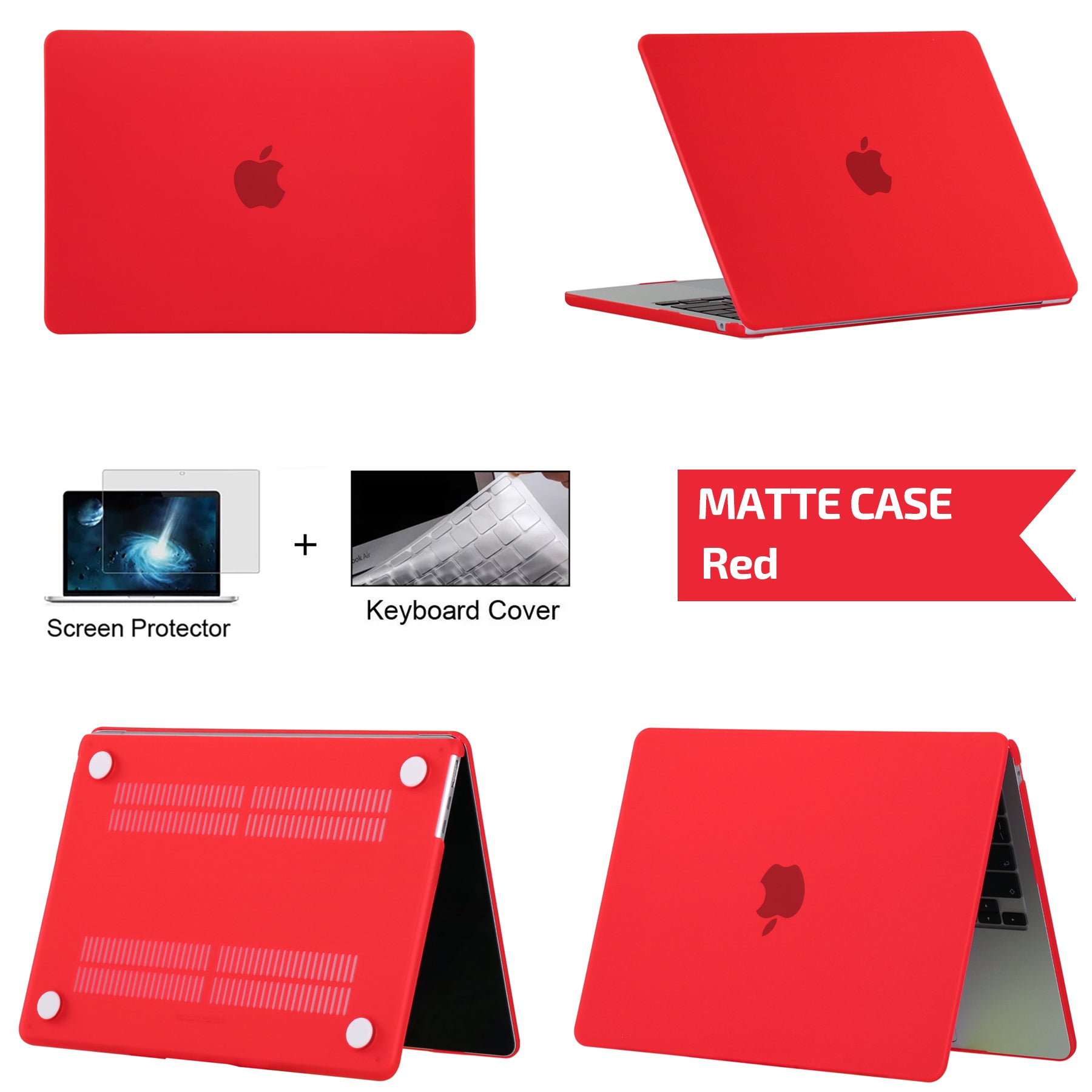 Coque rigide ultra fine de haute qualité - Housse pour ordinateur portable pour MacBook Pro 14 A2442 A2779, Air 13 M1 M2 Chip A2337 A2179, 15.3 A2941, 13.6, Pro 13 A2338 - Premium Cover