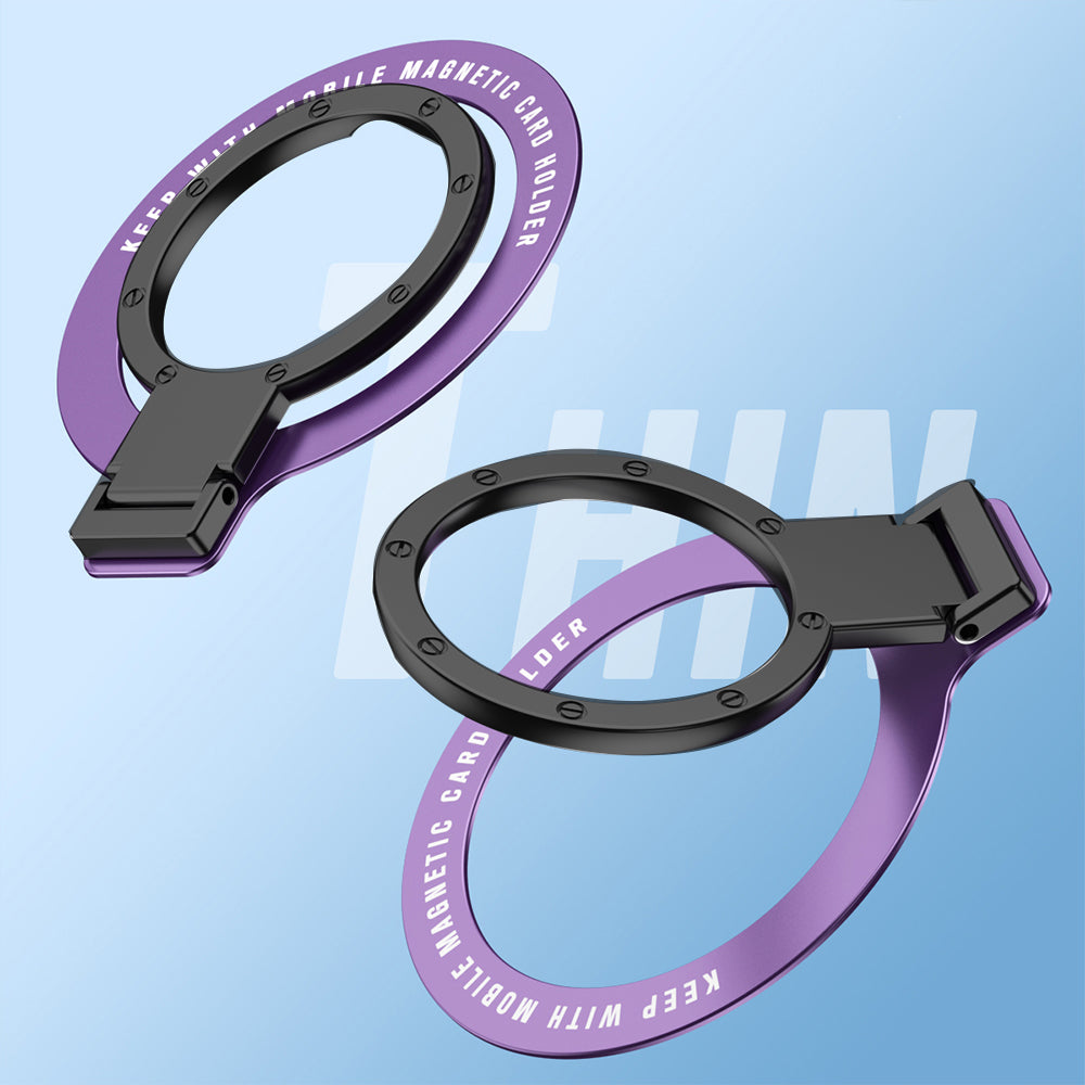 Hochwertiger Magnetischer Handy-Ringhalter für Apple iPhone 15/14/13/12 Pro Max/Plus/Mini: MagSafe-kompatibel, Abnehmbarer