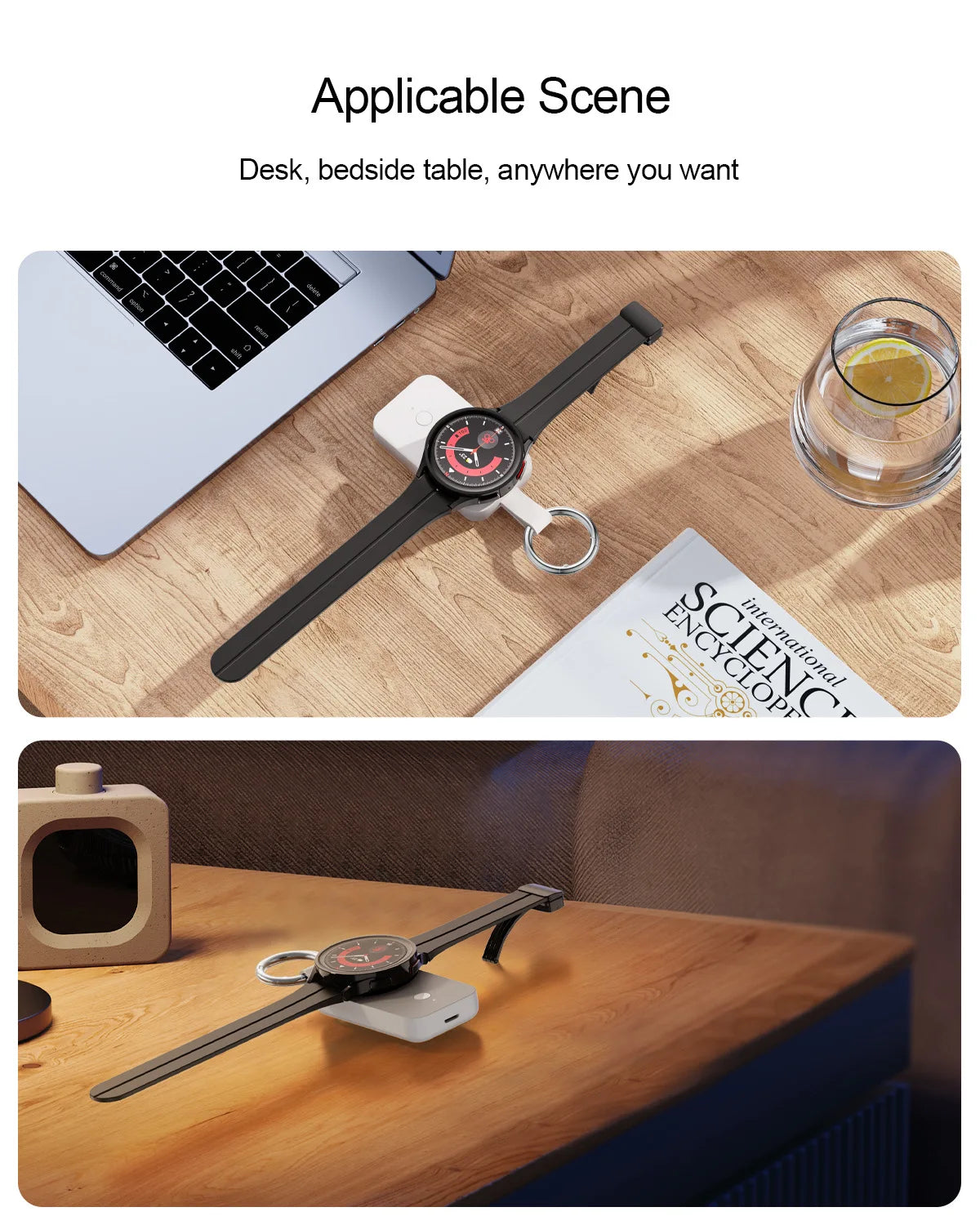 Chargeur Premium pour Apple Watch : Ultra - Portable Magnétique | Station de recharge iWatch pour Apple Watch Ultra 9 8 7 6 5 4 3 SE avec port USB-C