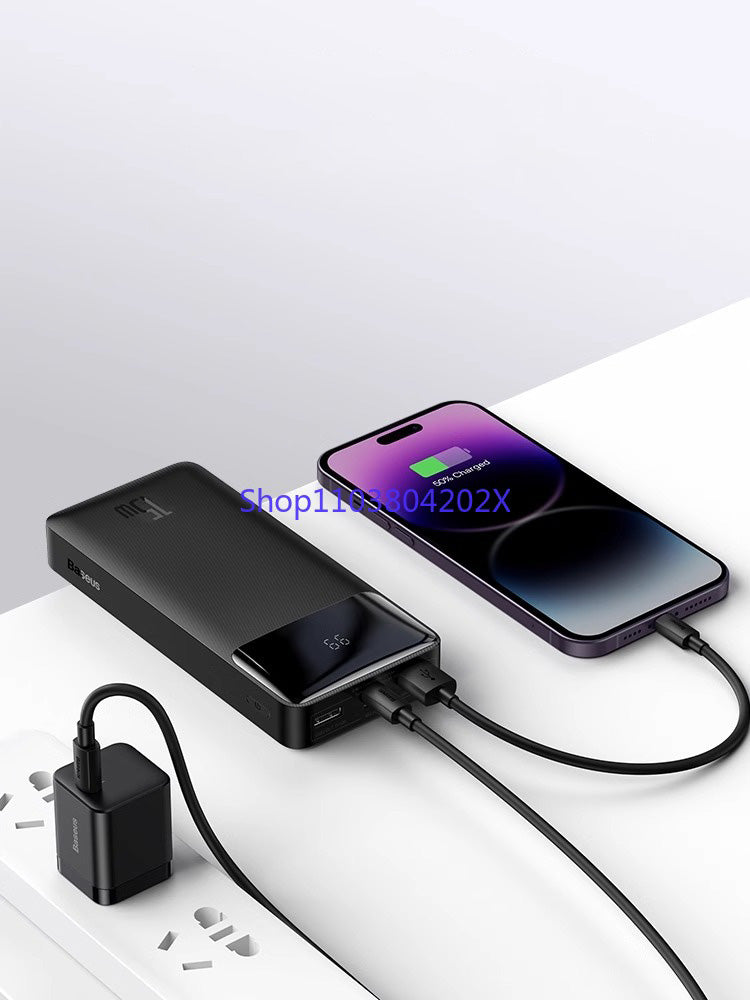 Premium 20000mAh Power Bank – Typ C PD Schnellladung, tragbares externes Ladegerät für Notebooks, Laptop, MacBook, Smartphones, Apple iPhone, Samsung, iOS & Android | Zuverlässige Energie für unterwegs