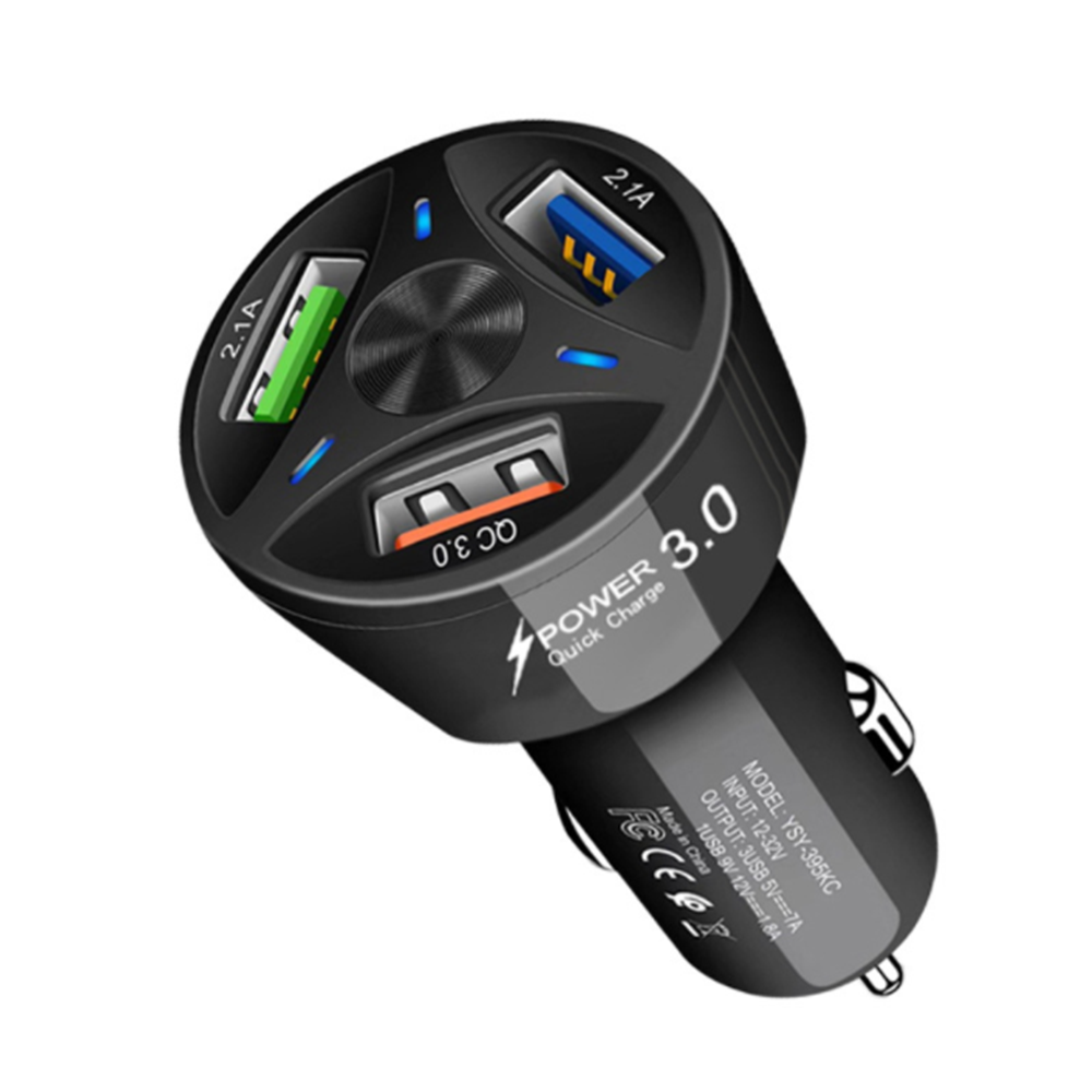 Chargeur de voiture USB Type-C et adaptateur allume-cigare multiport | Chargement rapide premium pour les appareils iOS iPhone et Xiaomi, Huawei, Samsung et Android