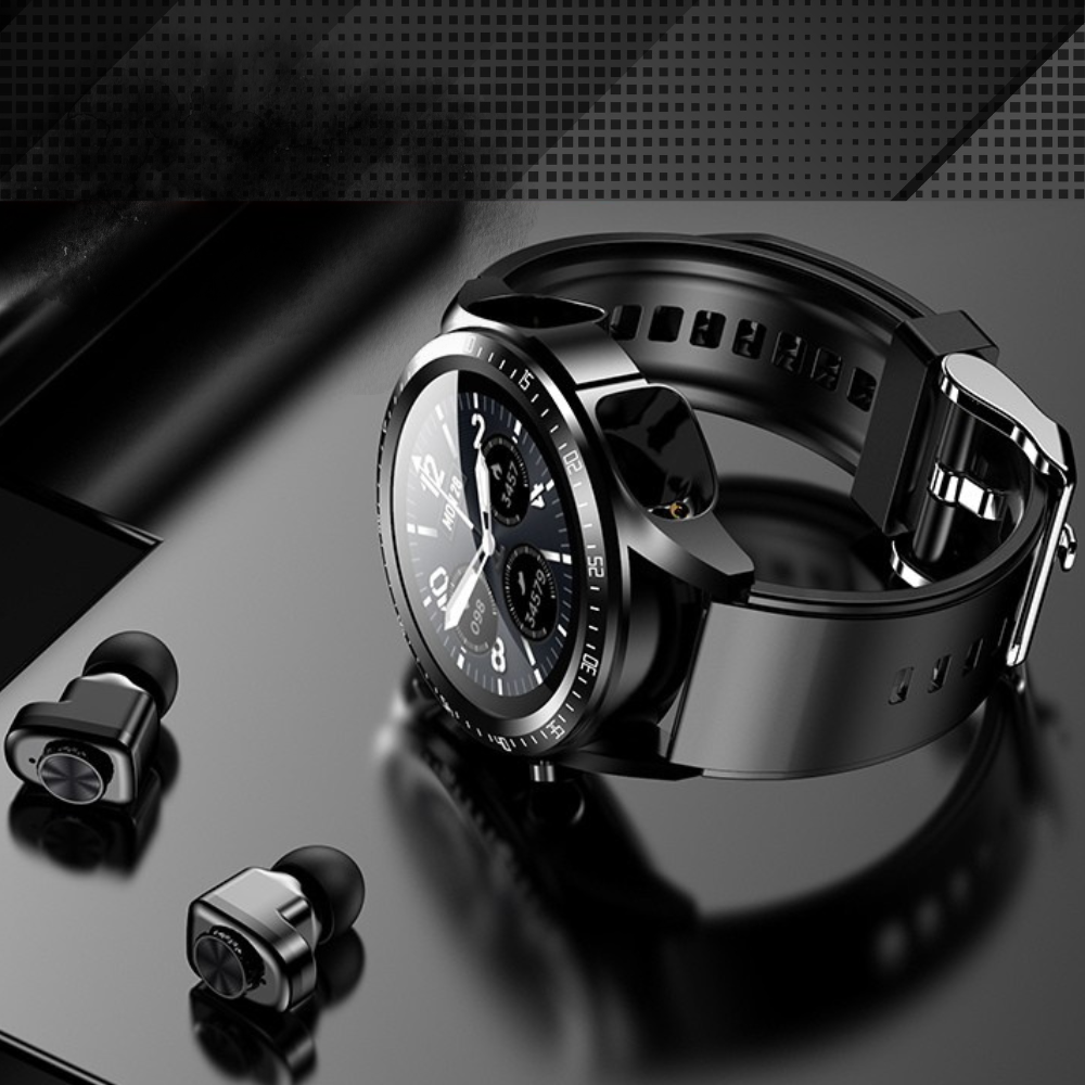 Nouvelle montre intelligente haut de gamme 400 mAh pour l'extérieur avec boussole, positionnement | Contrôle d'accès NFC, montre intelligente étanche IP68, fitness et santé pour hommes