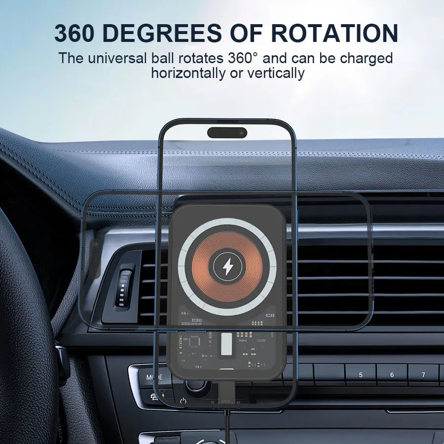 Banque d'alimentation magnétique sans fil haut de gamme 10 000 mAh avec charge rapide PD | Source de batterie portable pour Apple iPhone 15 14 13 12 11 Pro Max Plus Mini, Watch et Airpods