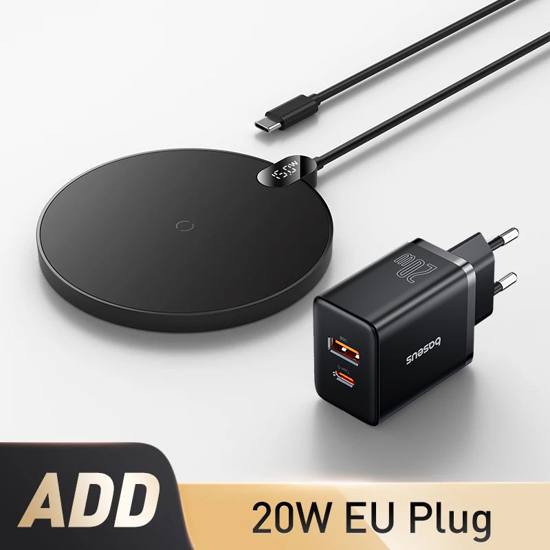 Chargeur Qi rapide 15 W | Tapis de chargement sans fil universel MagSafe Premium | Apple iPhone, AirPod, Samsung et Android | Chargement rapide et sûr par induction