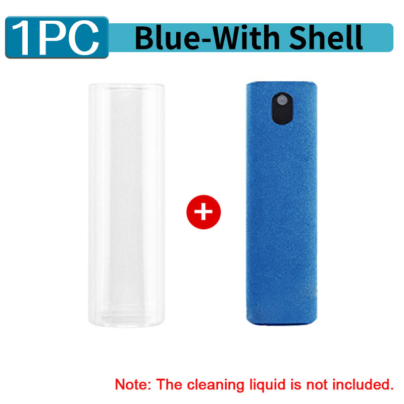 2-in-1 Premium Mikrofaser Bildschirmreiniger Sprayflasche & Mikrofasertuch für Handy, iPhone, iPad, MacBook, Laptop, Computer