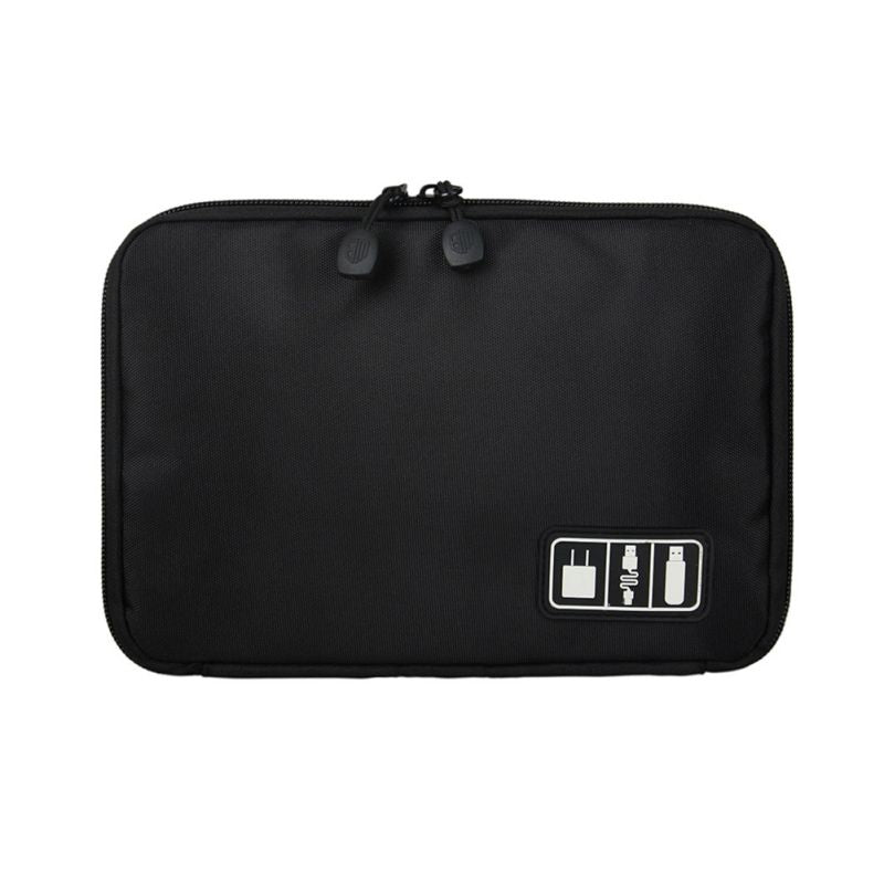 Sac de rangement de voyage haut de gamme, disque dur mobile, disque U, paquet d'organisation, écouteurs, SSD, chargeur | Câble disque dur T47