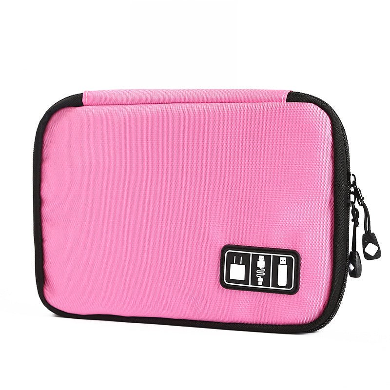 Sac de rangement de voyage haut de gamme, disque dur mobile, disque U, paquet d'organisation, écouteurs, SSD, chargeur | Câble disque dur T47