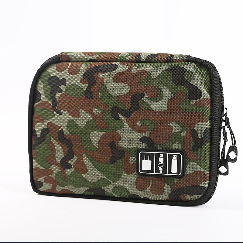 Sac de rangement de voyage haut de gamme, disque dur mobile, disque U, paquet d'organisation, écouteurs, SSD, chargeur | Câble disque dur T47