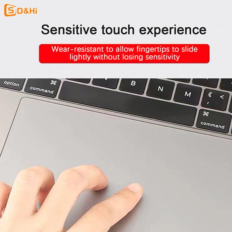 Film de protection anti-rayures haut de gamme pour pavé tactile d'ordinateur portable : autocollant transparent de haute qualité pour Apple MacBook 13, 14, 15, 16 pouces - y compris les modèles Touch Bar, Air et Pro