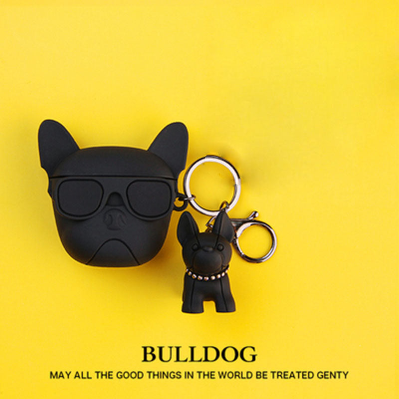 Hochwertige Apple AirTag Hülle: Lustiges Hundemotiv, Silikon Case | Schützende Anti-Verlust Cover für AirTags Locator