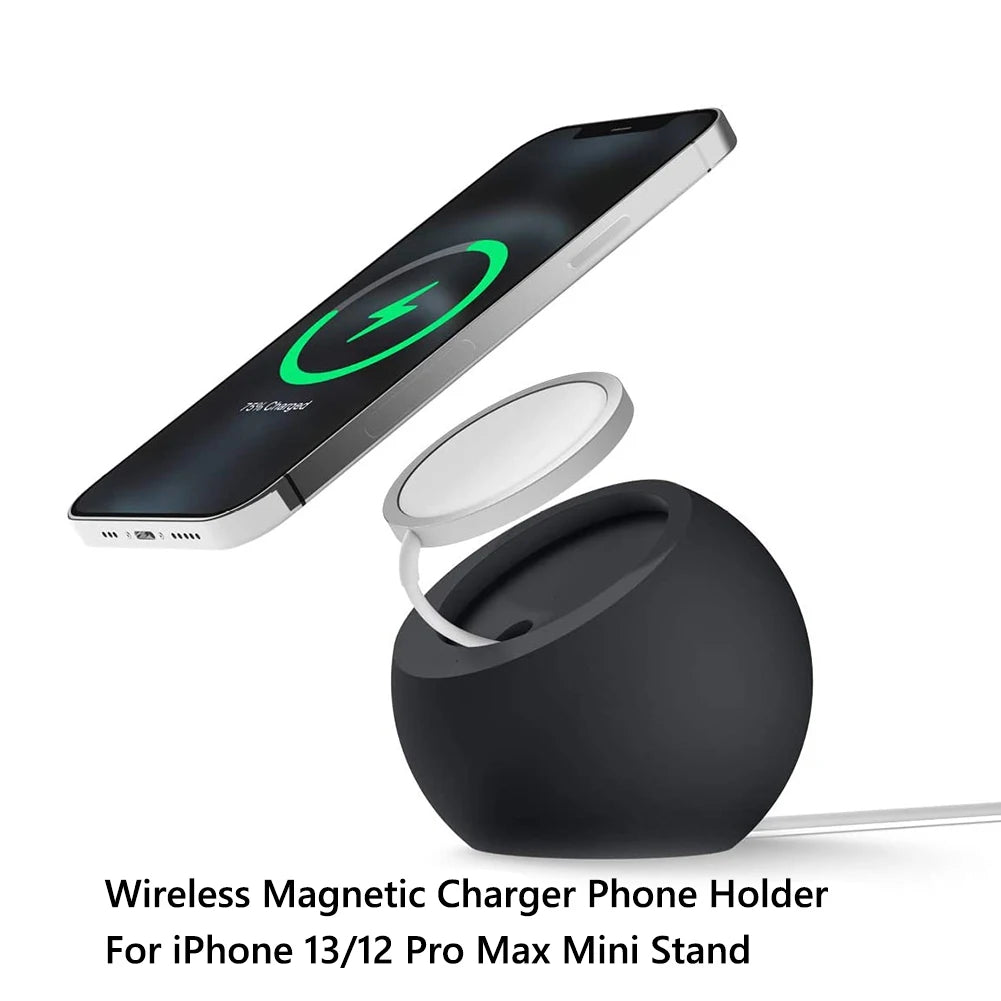 Chargeur USB à induction magnétique 15W Station de charge rapide | pour iPhone 15/14/13/12 Pro Max Plus, Apple Watch, AirPods | Station d'accueil de chargement rapide sans fil