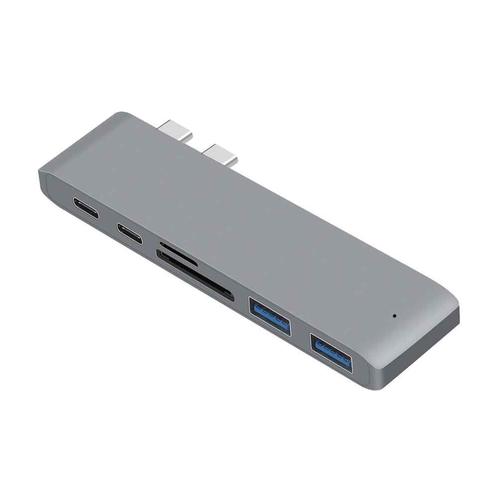 Hub USB-C haut de gamme avec adaptateur HDMI 4K et Thunderbolt 3 : Hub USB 3.1 Type-C vers 3.0 - Connectivité avancée pour MacBook Air/Pro avec puces M1, M2, M3