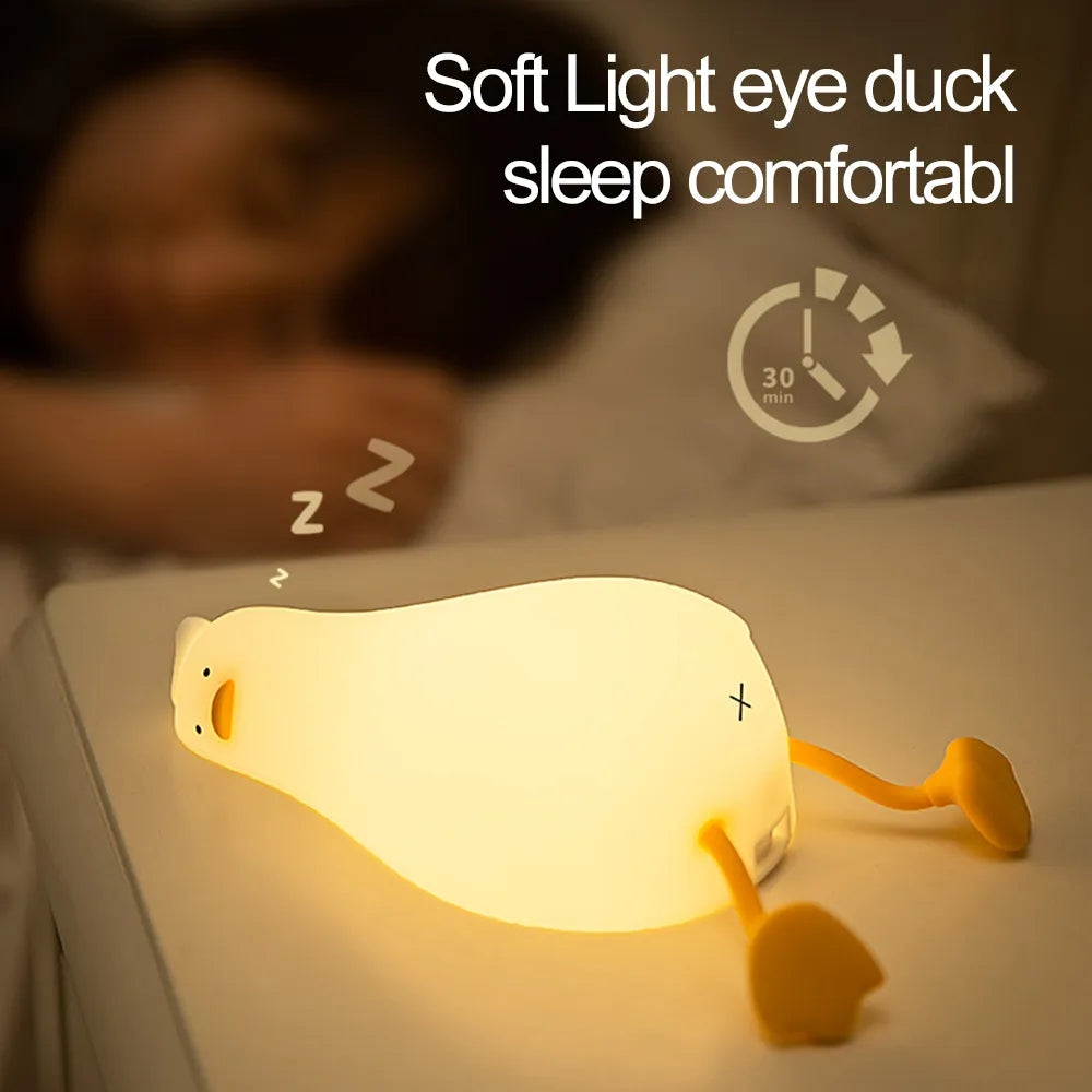 Premium Enten-Nachtlichter: Wiederaufladbare USB-Lampe für Kinderzimmer