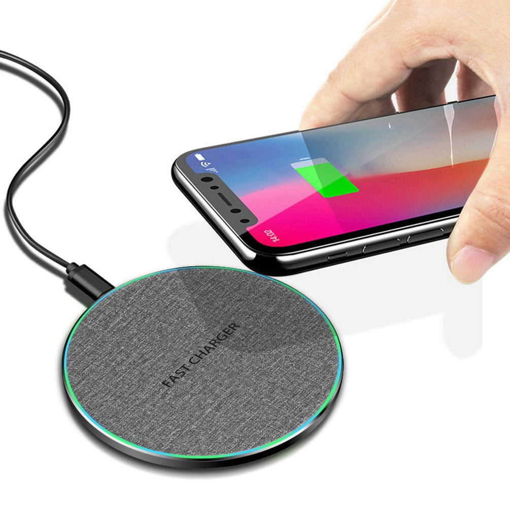 30W Fast Wireless Charging Pad | Premium USB C Charging Cable MagSafe Charger for Smartphones, Apple iPhone, Samsung, iOS &amp; Android- Fast Wireless Charging Pad