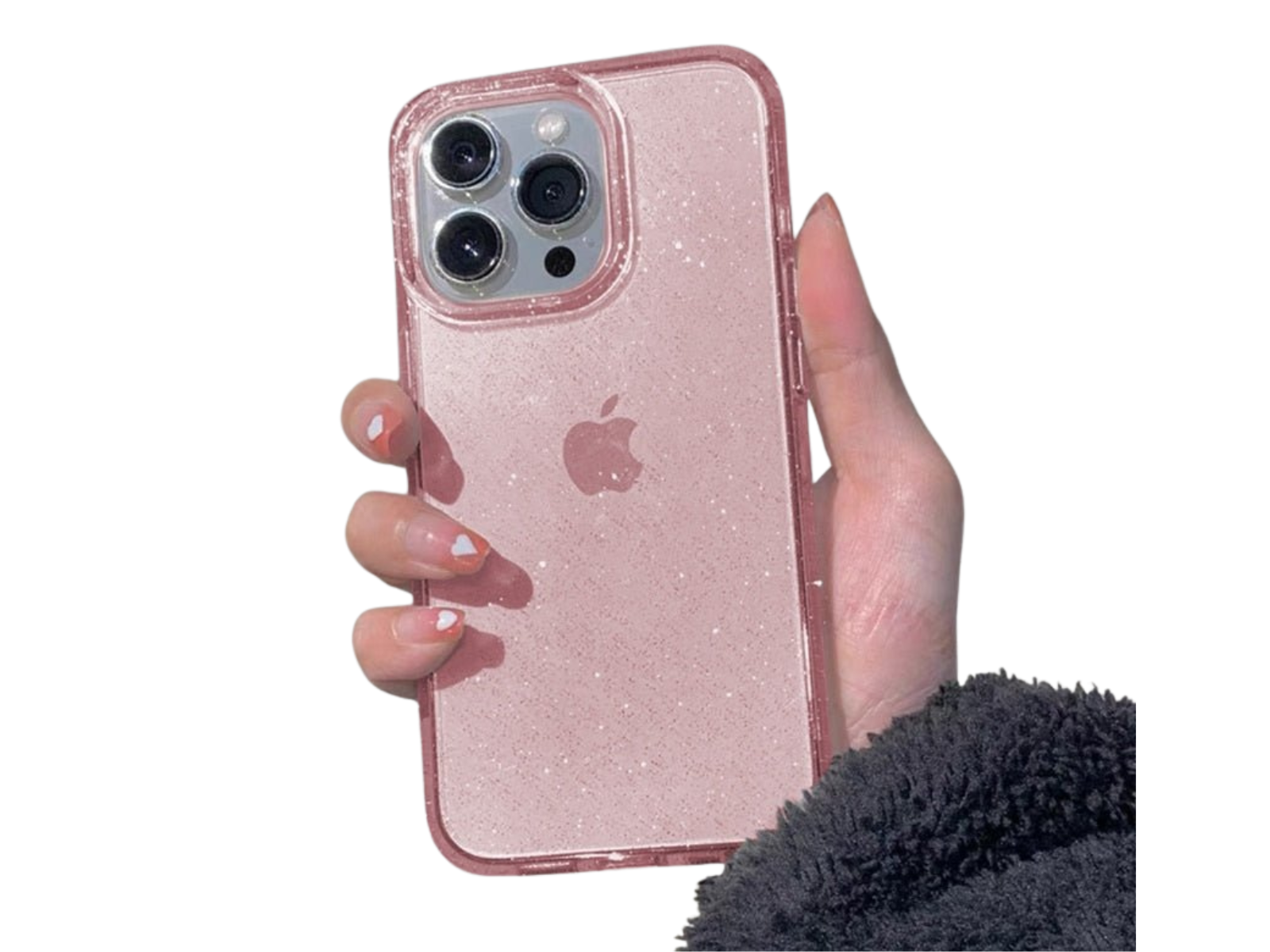 Luxury Bling Glitter Transparent Shockproof Case for Apple iPhone 16/15/14/13/12 Pro Max Plus Mini
 | Stylish & Protective