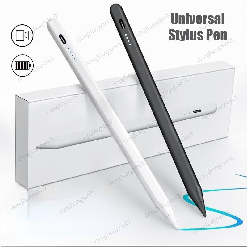 Premium Universal Stylus: Touch Pen for iPad/Pro/Air/Mini: 10/9/8/7/6/5/4/3 Series: Tablet, Laptop & Phone, Compatible with Apple iPhone, MacBook, iPad, Xiaomi, Huawei, iOS, Android & Windows - Precise Input Pen