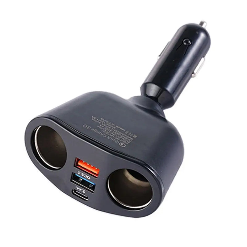 Premium Bluetooth 5.2 FM-Sender Auto-USB Ladegerät, FM/Aux Bluetooth-Adapter, Bass-Boost, 3-Port Car USB Ladestation - Phone Heaven Zone