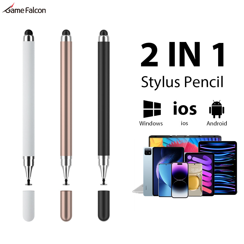 Premium Universal 2-in-1 Stylus for iPad/Pro/Air/Mini: 10/9/8/7/6/5/4/3 Series: Apple iOS & Android: Capacitive Touch Pen for iPad, Samsung, Xiaomi Tablet | Limited Edition