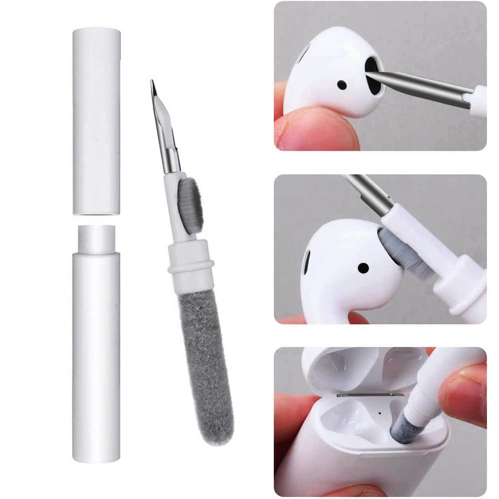 Bluetooth-Kopfhörer-Reinigungswerkzeug für Airpods Pro 3 2 1 Gehäusereinigung Reinigungsbürstenstift, Xiaomi Airdots 3Pro
