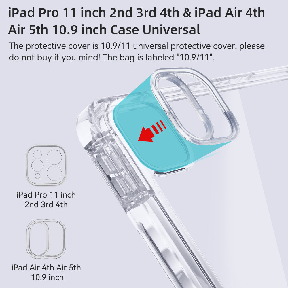 Premium Apple iPad Pro 11 and 12.9 Case - Magnetic Protective Case foriPad/Pro/Air/Mini: 10/9/8/7/6/5/4/3 Series | Cover Support with Pencil Holder