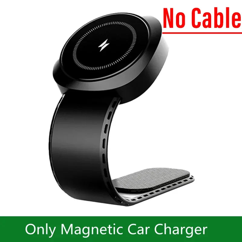 High-Quality Magnetic 30W Wireless Car Charger with Phone Mount for Smartphones, Apple iPhone, Samsung, iOS & Android | Fast Charging Station and Car Holder