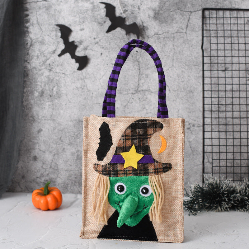 Premium Halloween-Geschenktasche - "Trick or Treat" | Elegante Halloween-Tag Geschenkverpackung & Dekor