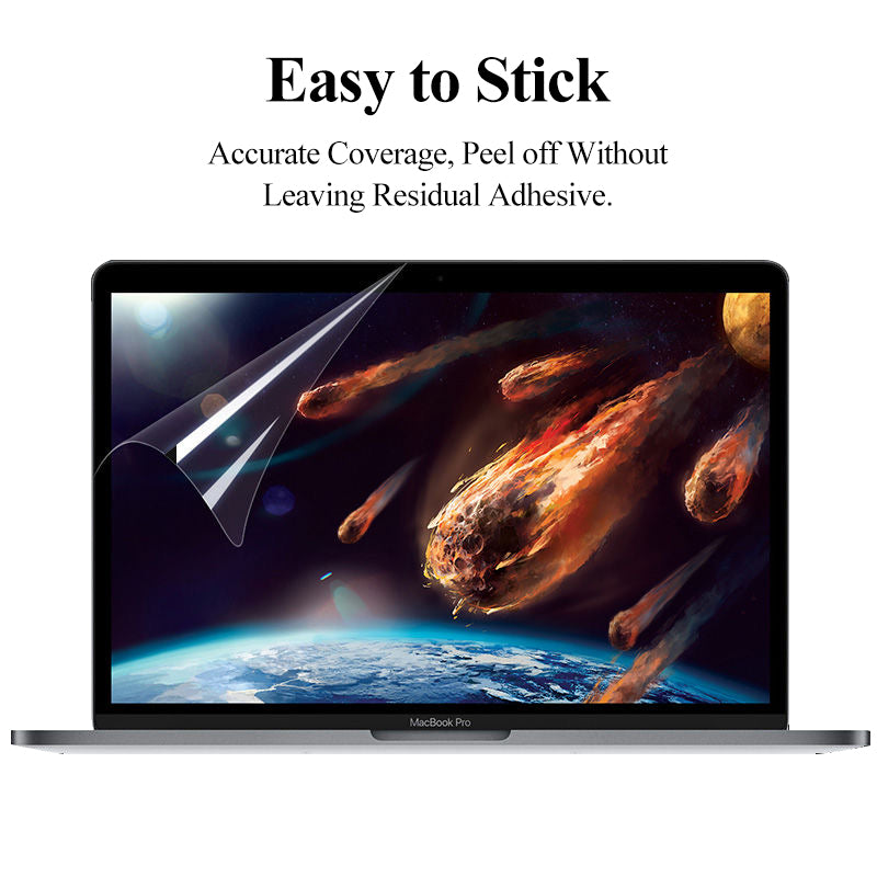 Displayschutzfolie für MacBook alle Modelle Air 13 M1 M2 Pro 13 14 15 16 | Touch Bar Max Cover HD Film Soft Guard Zubehör