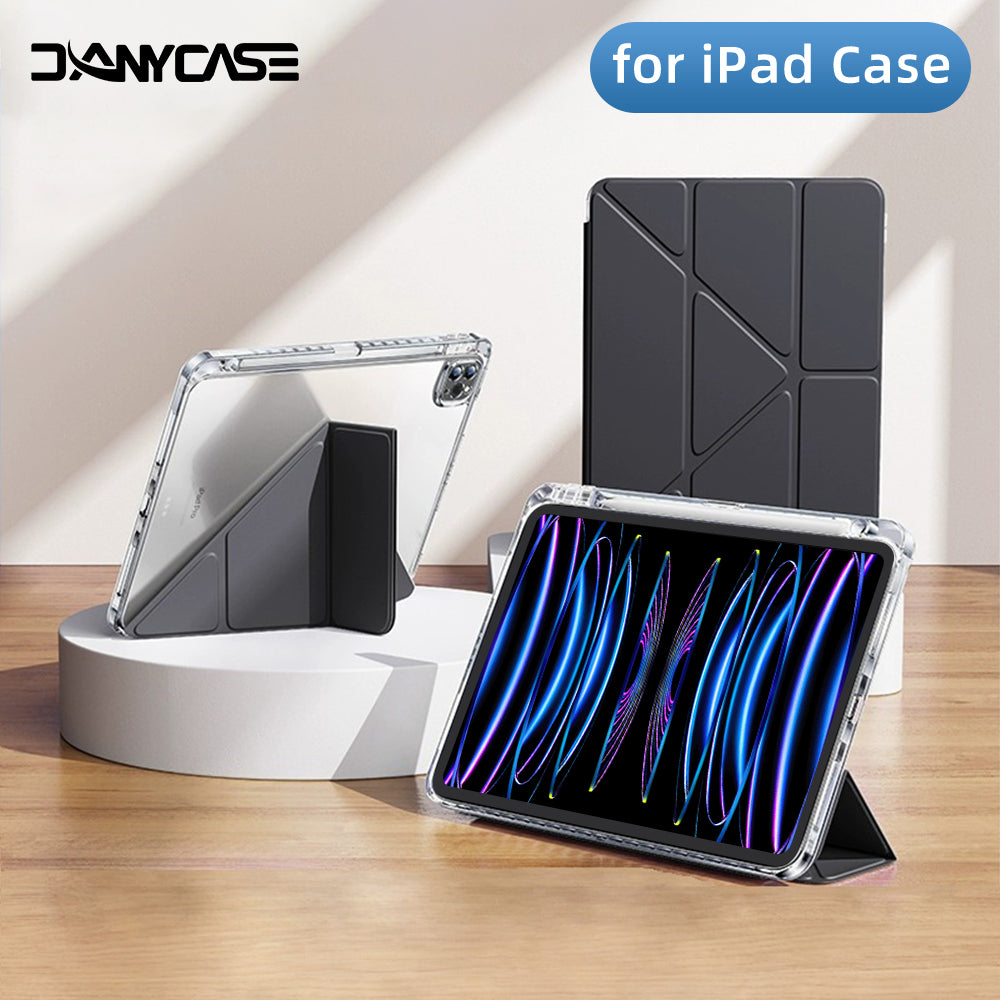 Premium Apple iPad Pro 11 and 12.9 Case - Magnetic Protective Case foriPad/Pro/Air/Mini: 10/9/8/7/6/5/4/3 Series | Cover Support with Pencil Holder