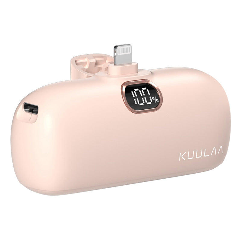 Kuulaa Mini Prämie  Power Bank 5000mAh – Power Bank QC PD Schnellaufladen für iPhone 15, 14, 13. Externe Batterie,