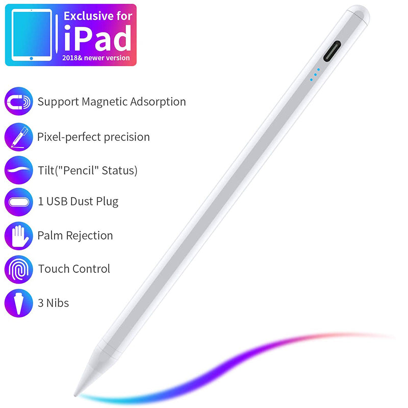 Premium AIeach A33 Stylus for Touchscreens, iPad/Pro/Air/Mini: 10/9/8/7/6/5/4/3 Series:, Apple Pen, Android & iOS Tablet Pen with Power Display | Limited Edition