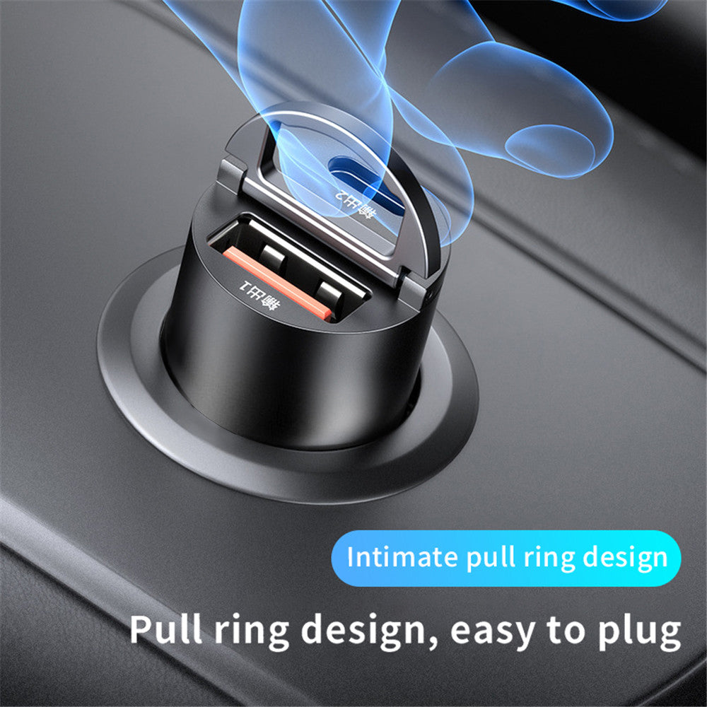 High-Quality 200W Mini Car Charger with Fast Charging for Smartphones, Apple iPhone, Samsung, iOS &Android, Xiaomi, Huawei | QC 3.0 PD, USB Type-C Car Phone Charger