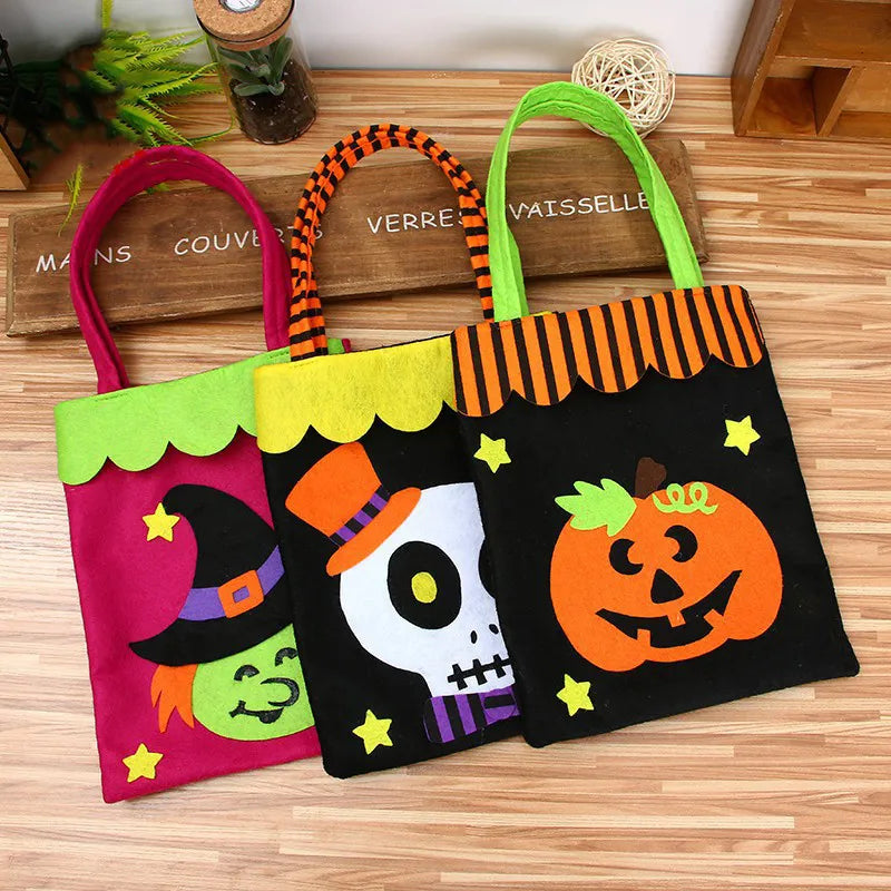 Premium Halloween-Geschenktasche - "Trick or Treat" | Elegante Halloween-Tag Geschenkverpackung & Dekor