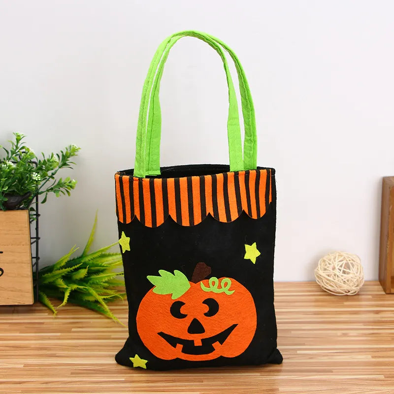 Premium Halloween-Geschenktasche - "Trick or Treat" | Elegante Halloween-Tag Geschenkverpackung & Dekor