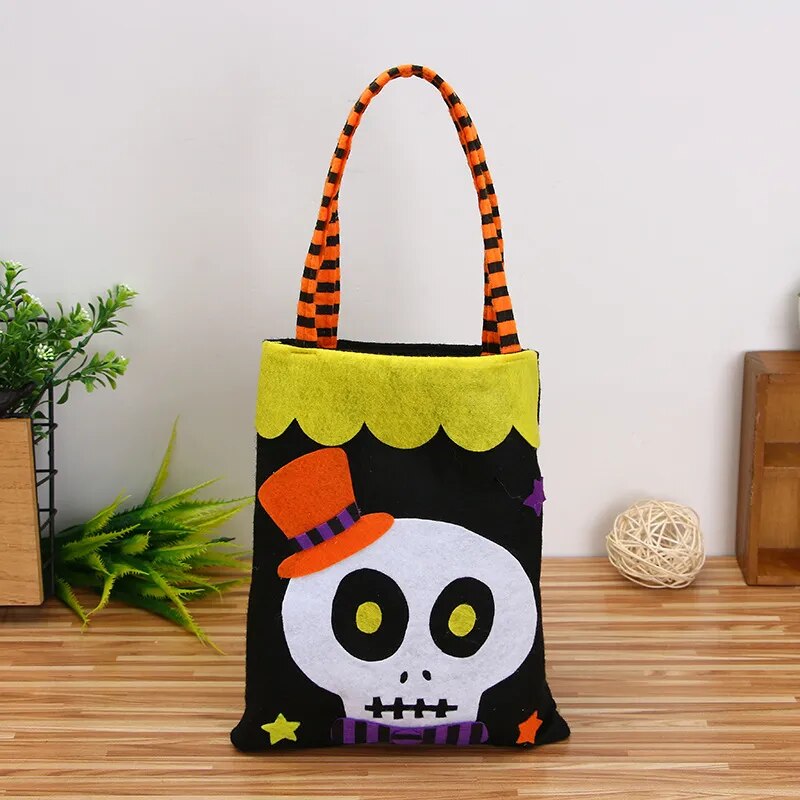 Premium Halloween-Geschenktasche - "Trick or Treat" | Elegante Halloween-Tag Geschenkverpackung & Dekor