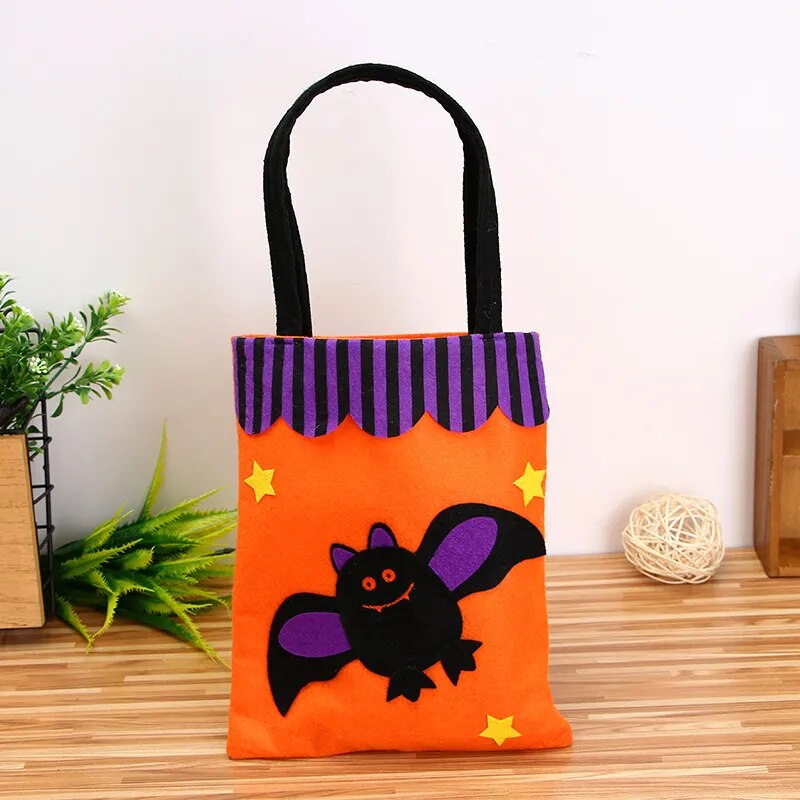 Premium Halloween-Geschenktasche - "Trick or Treat" | Elegante Halloween-Tag Geschenkverpackung & Dekor